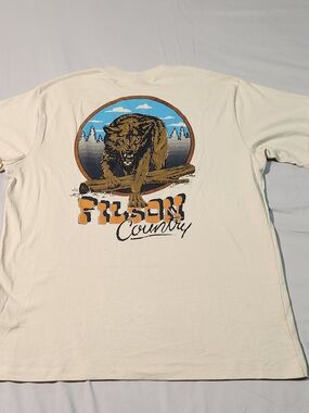 Filson Country Men's Cream Graphic Long-Sleeve Shirt